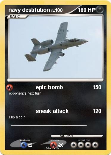 Pokemon navy destitution