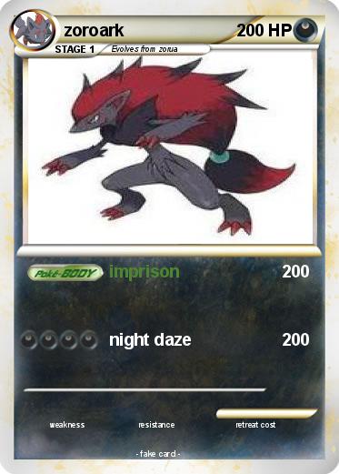 Pokemon zoroark