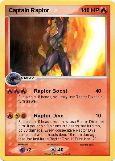 Pokemon Captain Raptor