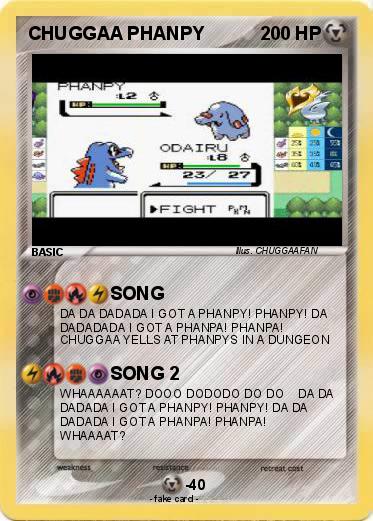 Pokemon CHUGGAA PHANPY