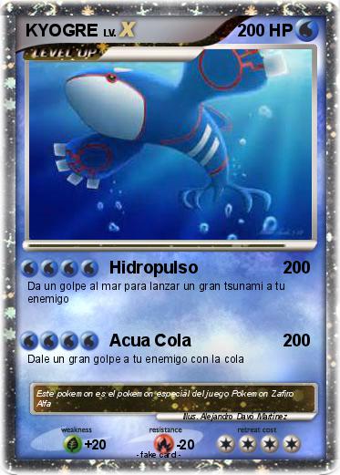 Pokemon KYOGRE