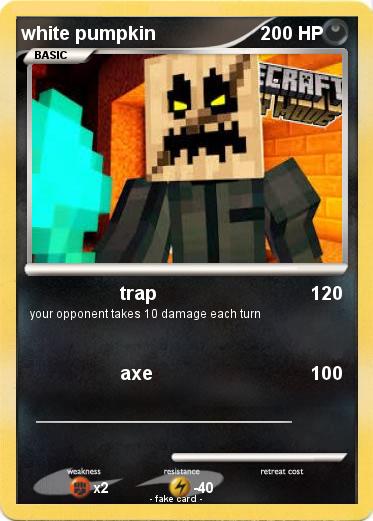 Pokemon white pumpkin