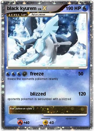 Pokemon black kyurem