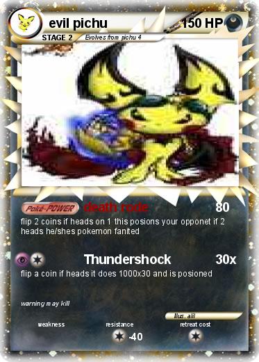 Pokemon evil pichu