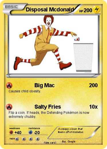 Pokemon Disposal Mcdonald