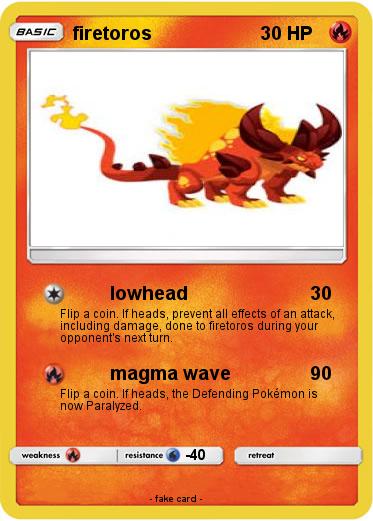 Pokemon firetoros