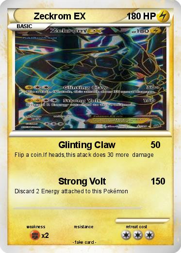 Pokemon Zeckrom EX