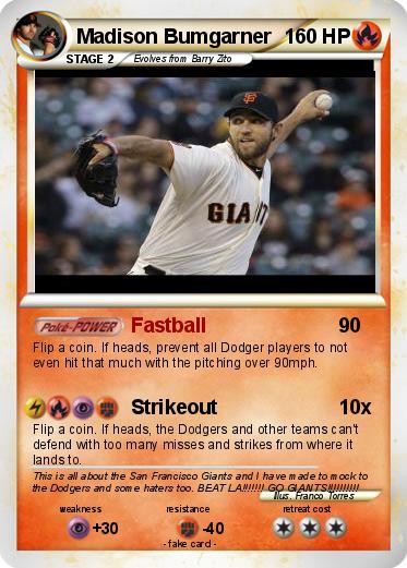 Pokemon Madison Bumgarner