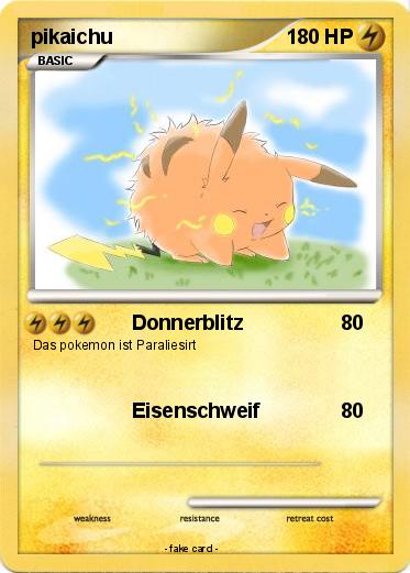Pokemon pikaichu