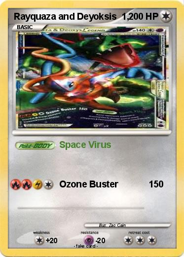Pokemon Rayquaza and Deyoksis  1,