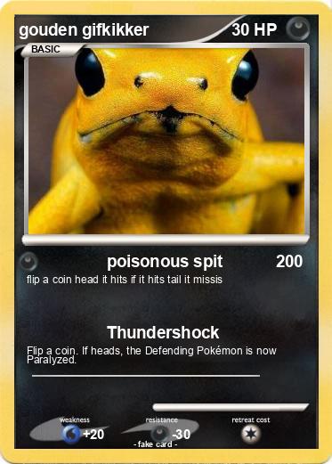 Pokemon gouden gifkikker