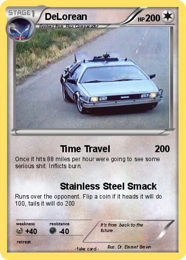 Pokemon DeLorean