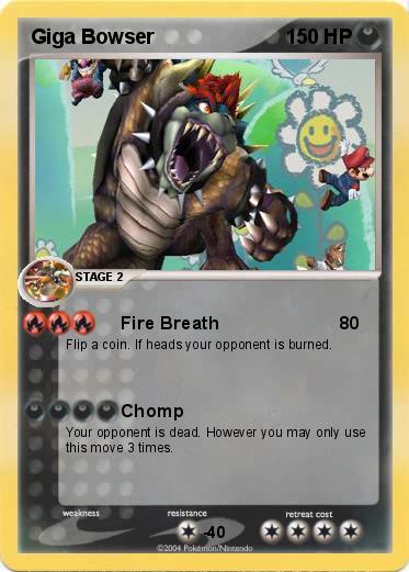 Pokemon Giga Bowser