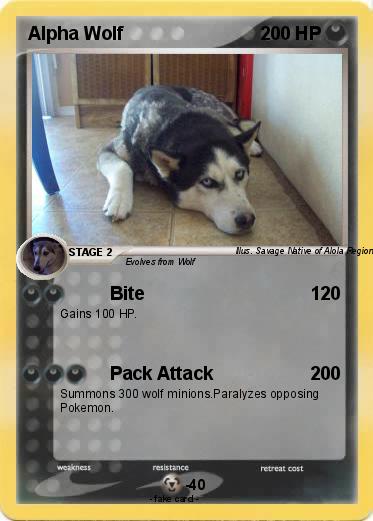 Pokemon Alpha Wolf