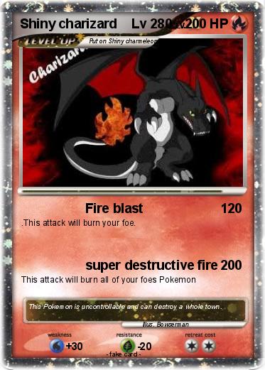 Pokemon Shiny charizard    Lv 280