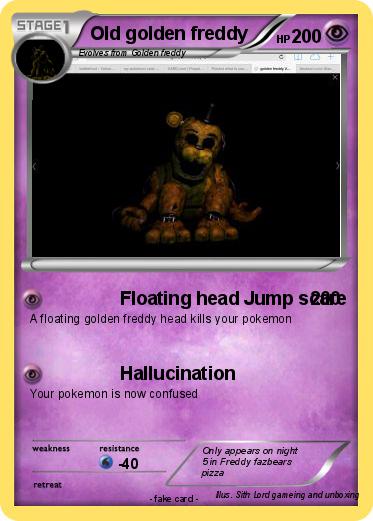 Pokemon Old golden freddy