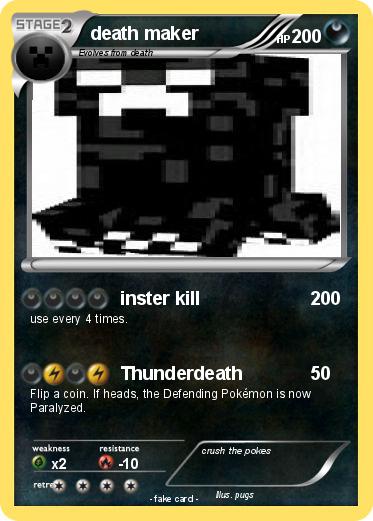 Pokemon death maker