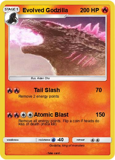 Pokemon Evolved Godzilla