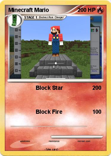 Pokemon Minecraft Mario