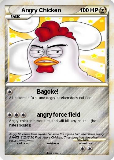 Pokemon Angry Chicken