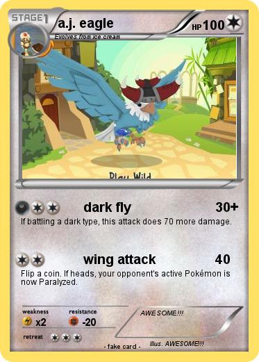 Pokemon a.j. eagle