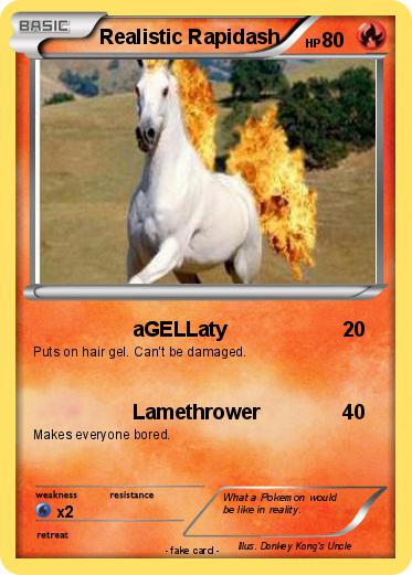 Pokemon Realistic Rapidash