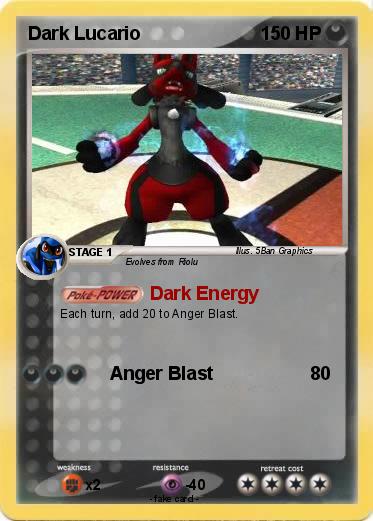 Pokemon Dark Lucario