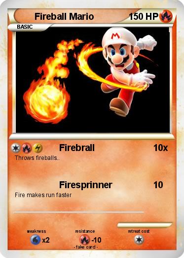 Pokemon Fireball Mario