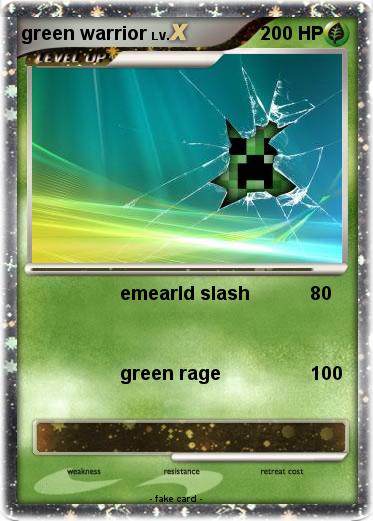 Pokemon green warrior