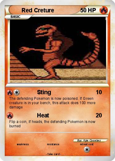 Pokemon Red Creture