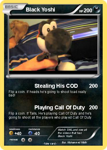 black yoshi call of duty