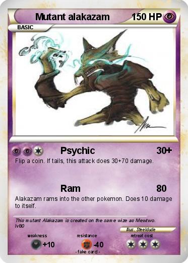 Pokemon Mutant alakazam