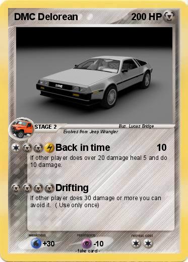 Pokemon DMC Delorean Pokemon DMC Delorean
