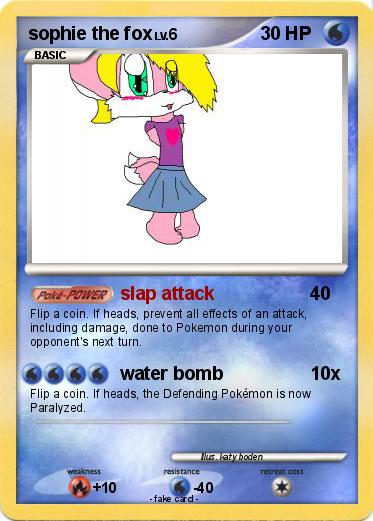 Pokemon sophie the fox