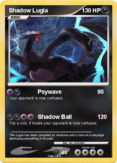 Pokemon Shadow Lugia
