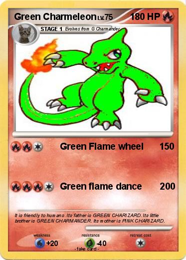 Pokemon Green Charmeleon