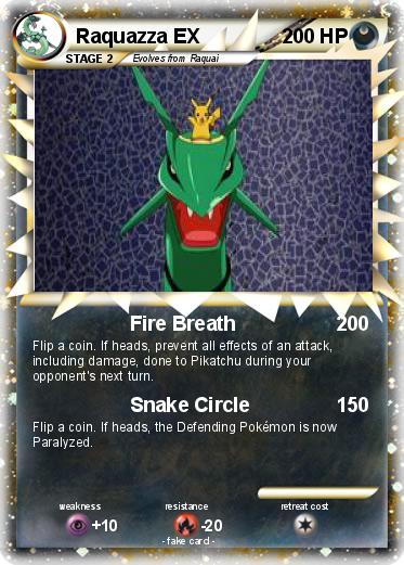 Pokemon Raquazza EX