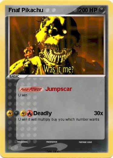 Pokemon Fnaf Pikachu