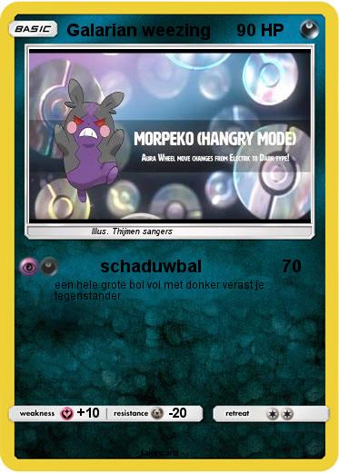 Pokemon Galarian weezing