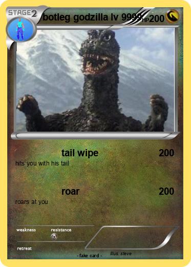 Pokemon botleg godzilla lv 9999