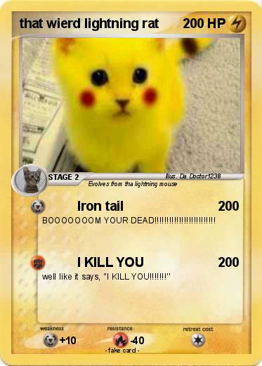 Pokemon that wierd lightning rat