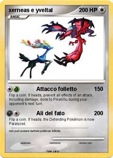 Pokemon xerneas e yveltal
