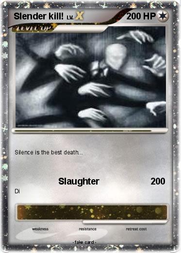 Pokemon Slender kill!