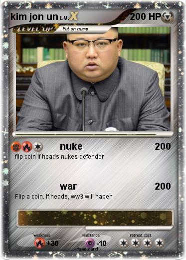 Pokemon kim jon un