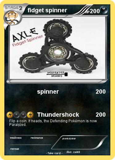 Pokemon fidget spinner