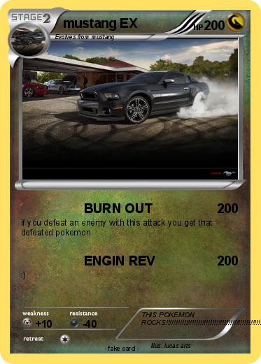 Pokemon mustang EX