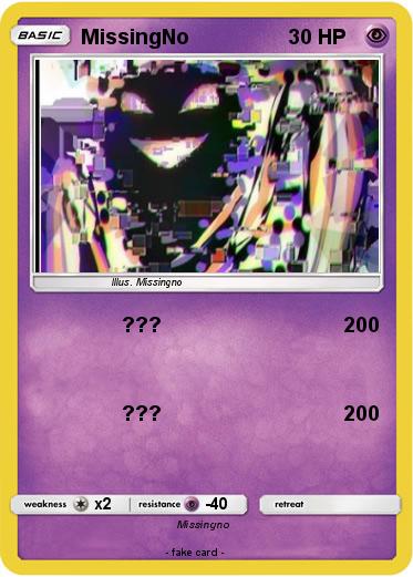 Pokemon MissingNo