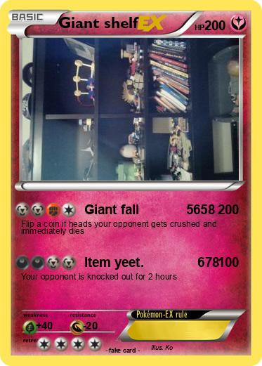 Pokemon Giant shelf