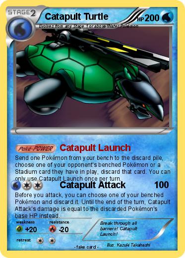 Pokemon Catapult Turtle