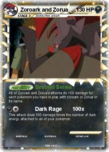 Pokemon Zoroark and Zorua